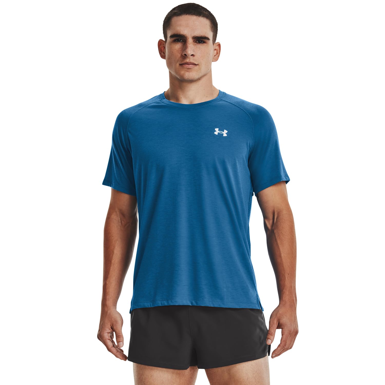 Under Armour Men's Blue/Silver Streaker Short Sleeve T-Shirt