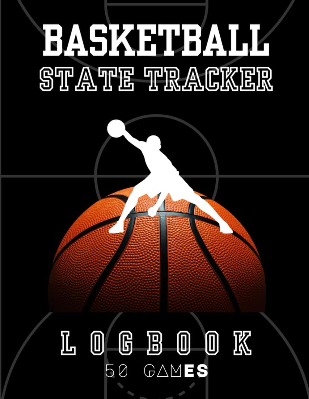 Basketball Stat Tracker Player Log Book: Large Scorebook for Tracking Basketball Stats with 100 pages for 50 games