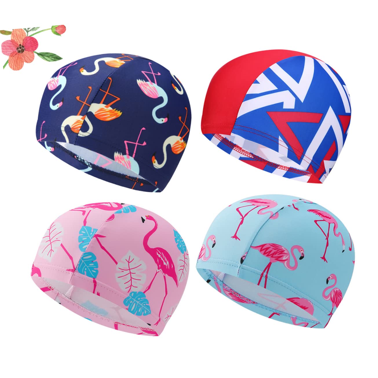 TOYANDONA Bonnet De Bain Enfant Enfants Chapeaux De Bain Baignade Bonnets De Bain De Dessin Animé Chapeau De Natation des Tout-Petits Dessin Animé Bonnet De Bain