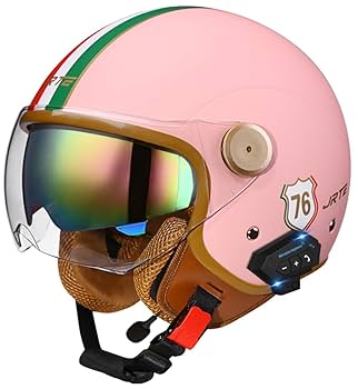 ハーフヘルメット　ヴィンテージ ハーフ型ヘルメット STR-Z JT vintage(ライトスモークシールド