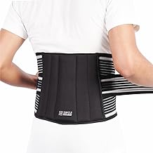 Sifoz Back Pain Relief Belt For Women & Men Orthopedic Lumbar Support Belt for Mid & Lower Back Pain, Slip Disc, Waist, Spine Alignment | Abdominal support | Breathable Fabric (S, M, L = (Universal))