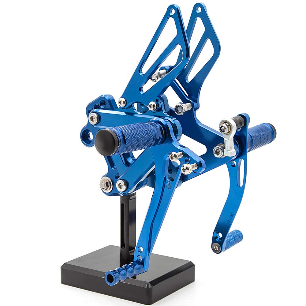 パーツ nogi Adjustable Foot Pegs Rear Set For Kawasaki Ninja ZX14R ZX-14 CNC