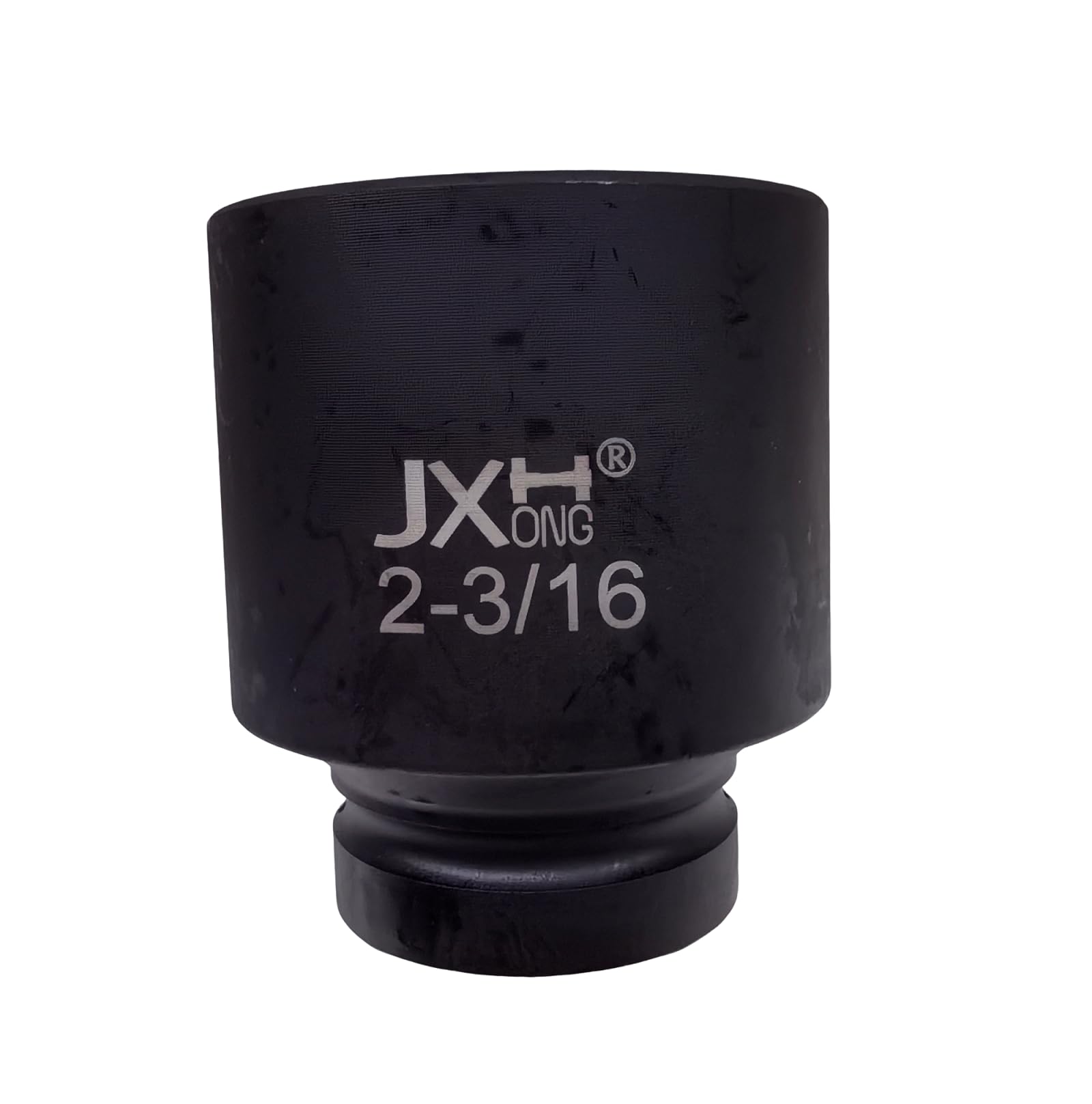 Llave de vaso de impacto de 2-3/16 pulgadas, 6 puntos, acero de aleación Cr-V tratado térmicamente