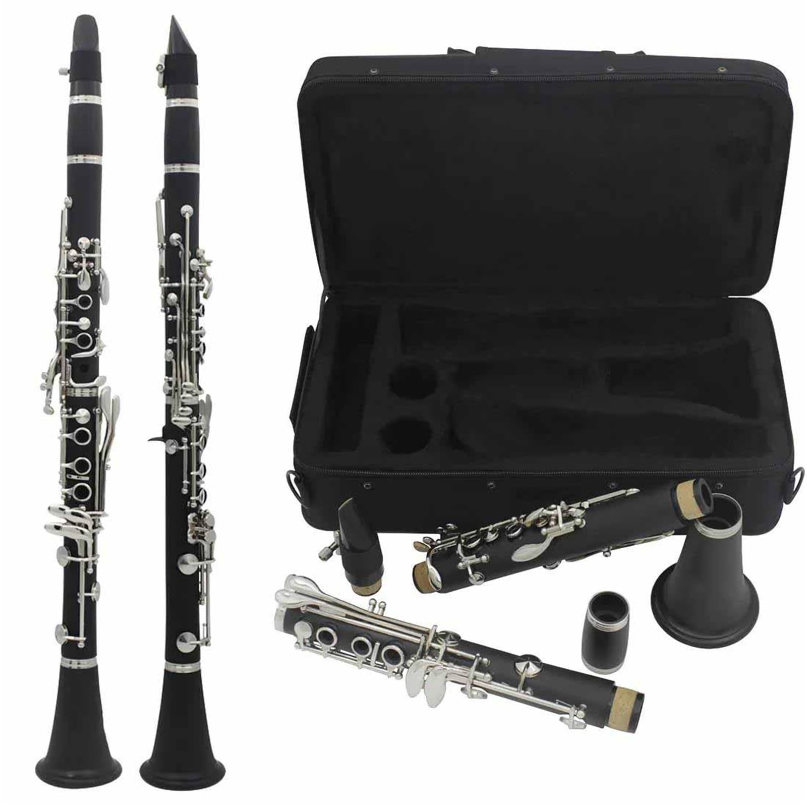 Clarinete Clarinete Sib De 17 Teclas Y 6 Anillos De Baquelita Instrumentos Musicales Profesionales De Viento Madera Blackwinds Con Bolsa De Accesorios