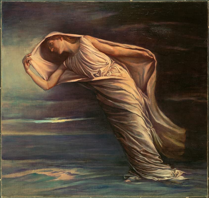 Tableaux Toile Imprimer Affiche L'aube de John Lafarge Décoration Salon 60x90cm