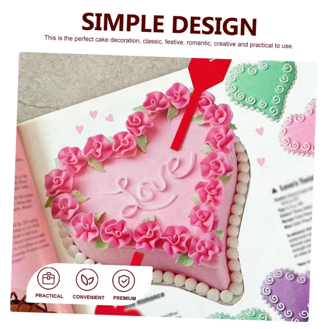 TOYANDONA 100stücke Romantische Cupid- Cupcake Topper Teiliges Dekorative Kucheneinsätze Für Valentinstag Hochzeit Und Festliche Anlässe Kreative Tortendeko Für Unvergessliche Feiern