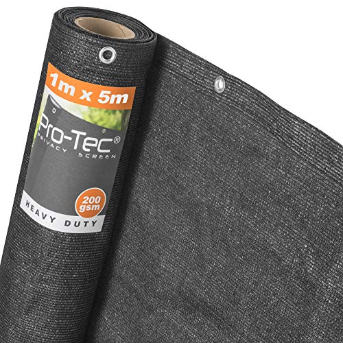 1m,1.5m, 2m wide privacy netting garden screening windbreak fencing 95% shade fence net black 1m x 5m