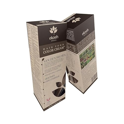 Miniatura 9 de Tinte para el cabello EKOEH BRASIL Crema Negro, libre de PPD, VEGANO 2.7fl.oz Negro,Marrón oscuro,Chocolate,Café dorado,Marrón claro,Mahogany