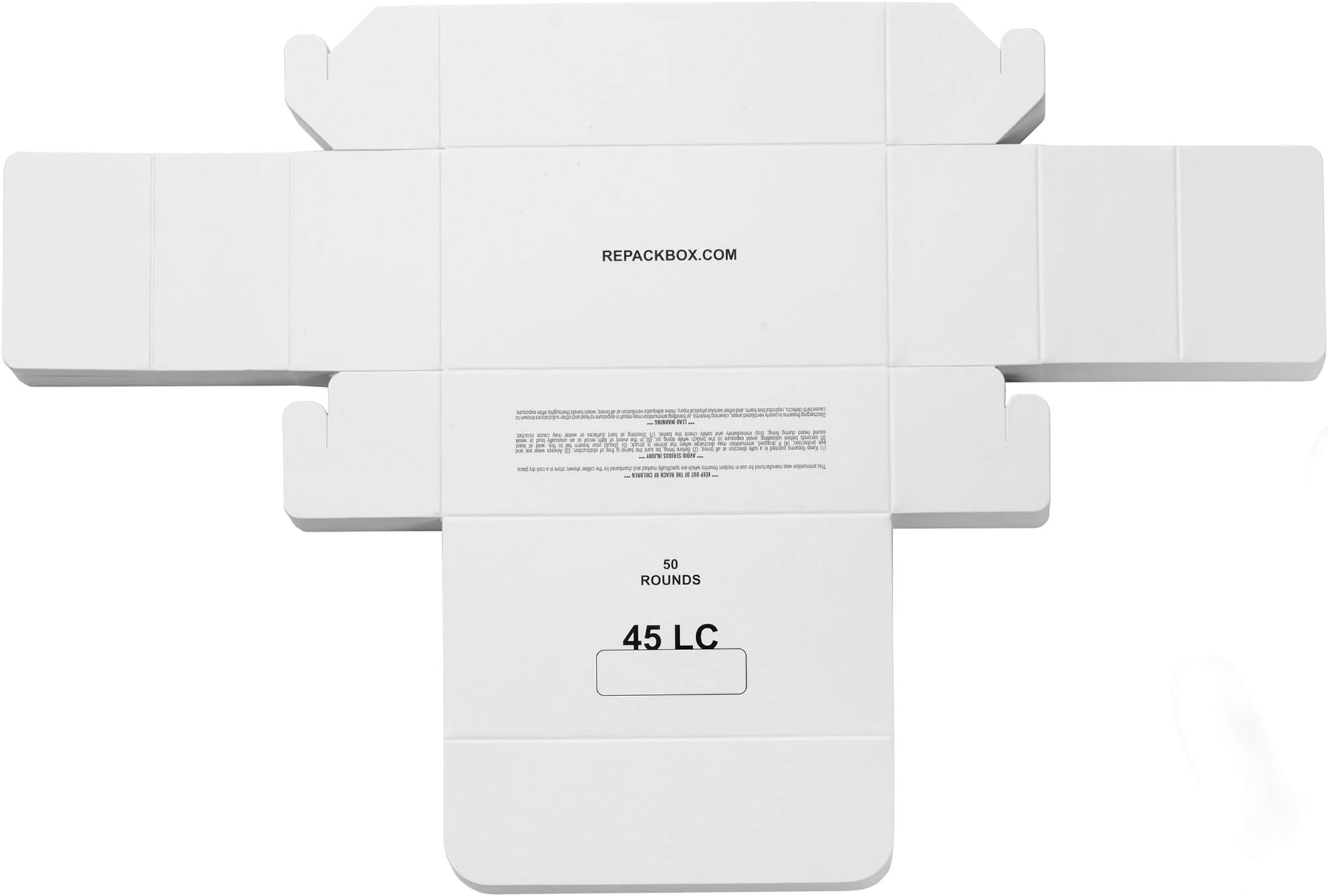 45 Long Colt 3 Samples - Military Cardboard Ammo Box Holds 50 Rounds - Packs 150