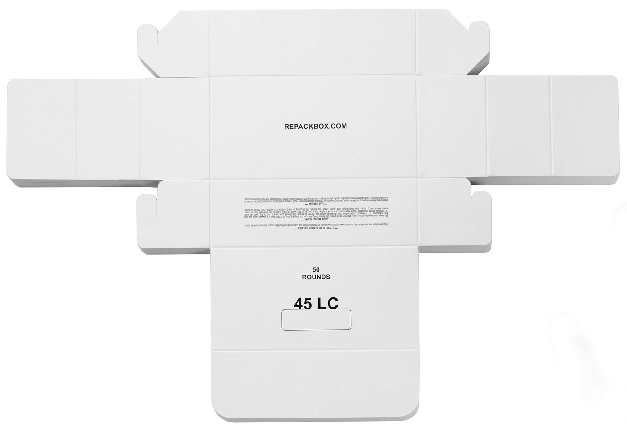 45 Long Colt 3 Samples - Military Cardboard Ammo Box Holds 50 Rounds - Packs 150