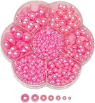 Chenkou Craft Random 100g/lot (Around 400pcs) 4-20mm Half Round Imitation Pearls Seastar Bow Rose Rhinestone Flat Back Pearl Bead Loose Beads (Mix 100g)