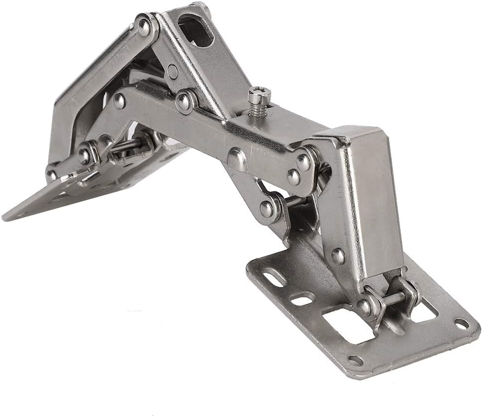 165-180 Degree Concealed Cabinet Door Hinges, Adjustable Kitchen Cabinet Hinges with Mounting Screws, Heavy - Duty Soft - Close Hinges for Wardrobe TV Unit Bookcase