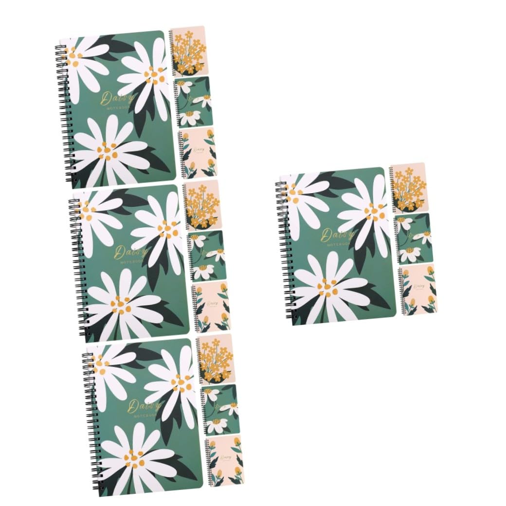 DOITOOL 4 Pièces Cahier à Spirale de Notebooks Pratiques pour Prendre des Notes pour Étudiants