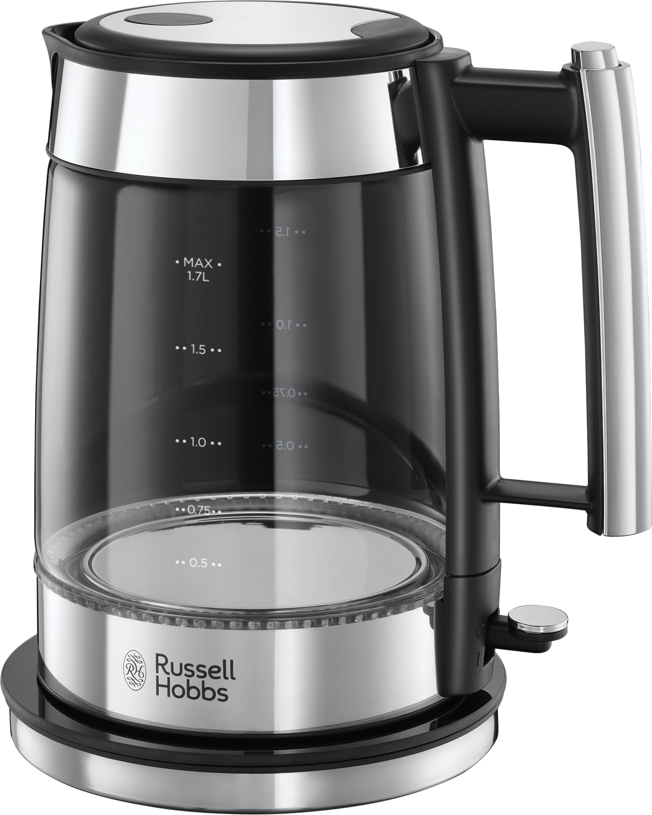 Bouilloire electrique en verre pour le thé du matin en famille 1,7L