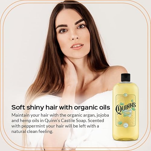 Miniatura 2 de Quinn's Jabón líquido orgánico Pure Castilla, 32 onzas (menta)