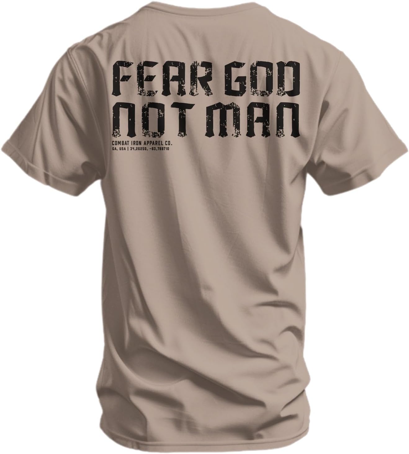 Combat Iron Men's Graphic Tees | Fear God Not Man | Men’s Graphic T-Shirts