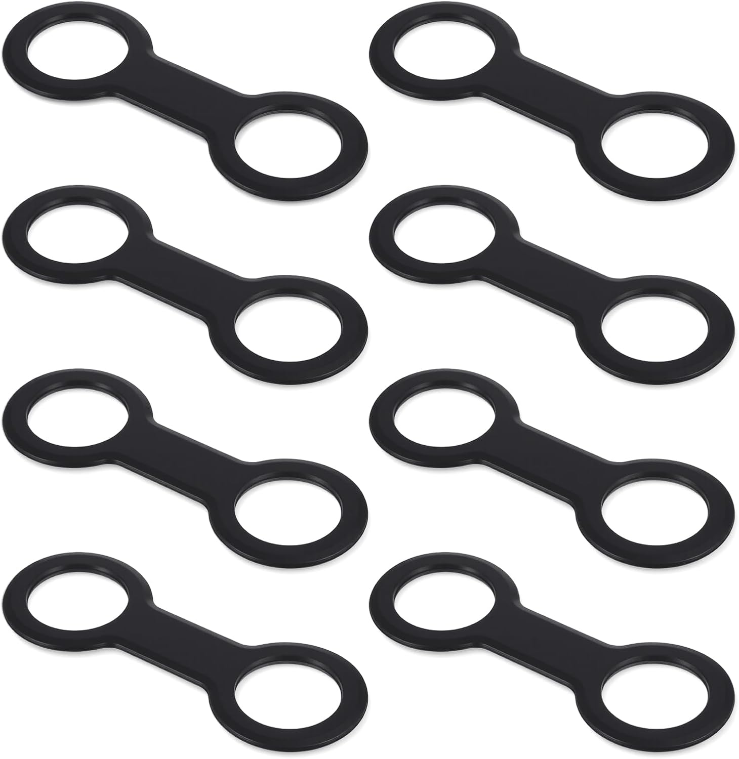 8Pcs Snorkel Keeper, Silicone Snorkel Clip, Gear Straps Keeper Water Bottle Handle Strap Replacement, Mask Strap Cover Gear Accessories Spare Part