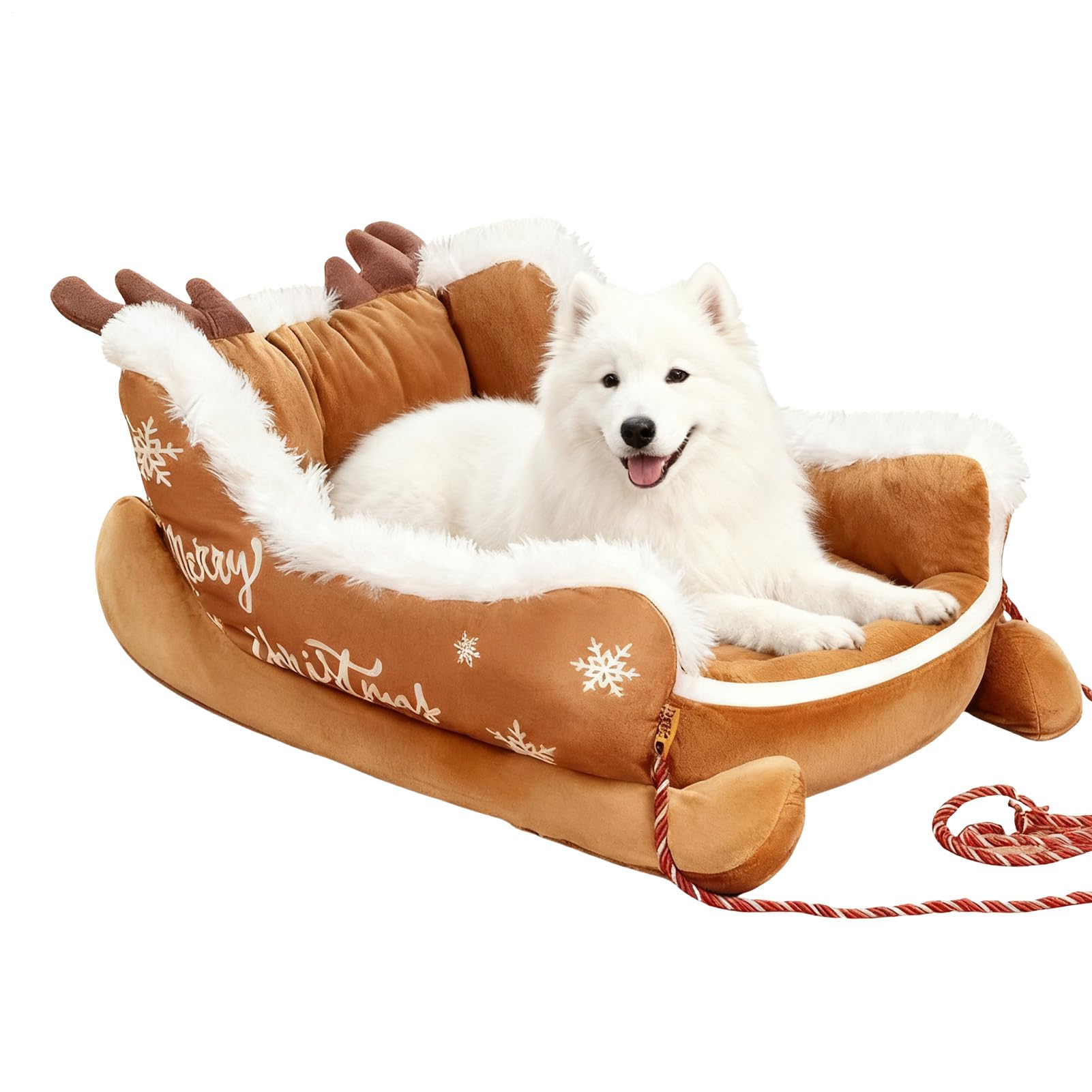 Lit chien canapé antidérapant avec corde pour chiot