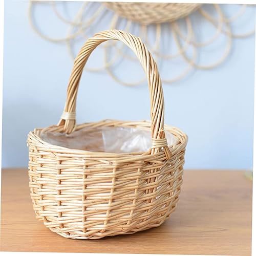 Miniatura 5 de ABOOFAN Pan de fruta con plástico multiusos para fiesta picnic almacenamiento para frutas rústico boda salsa de huevo bolsa vintage mango al aire