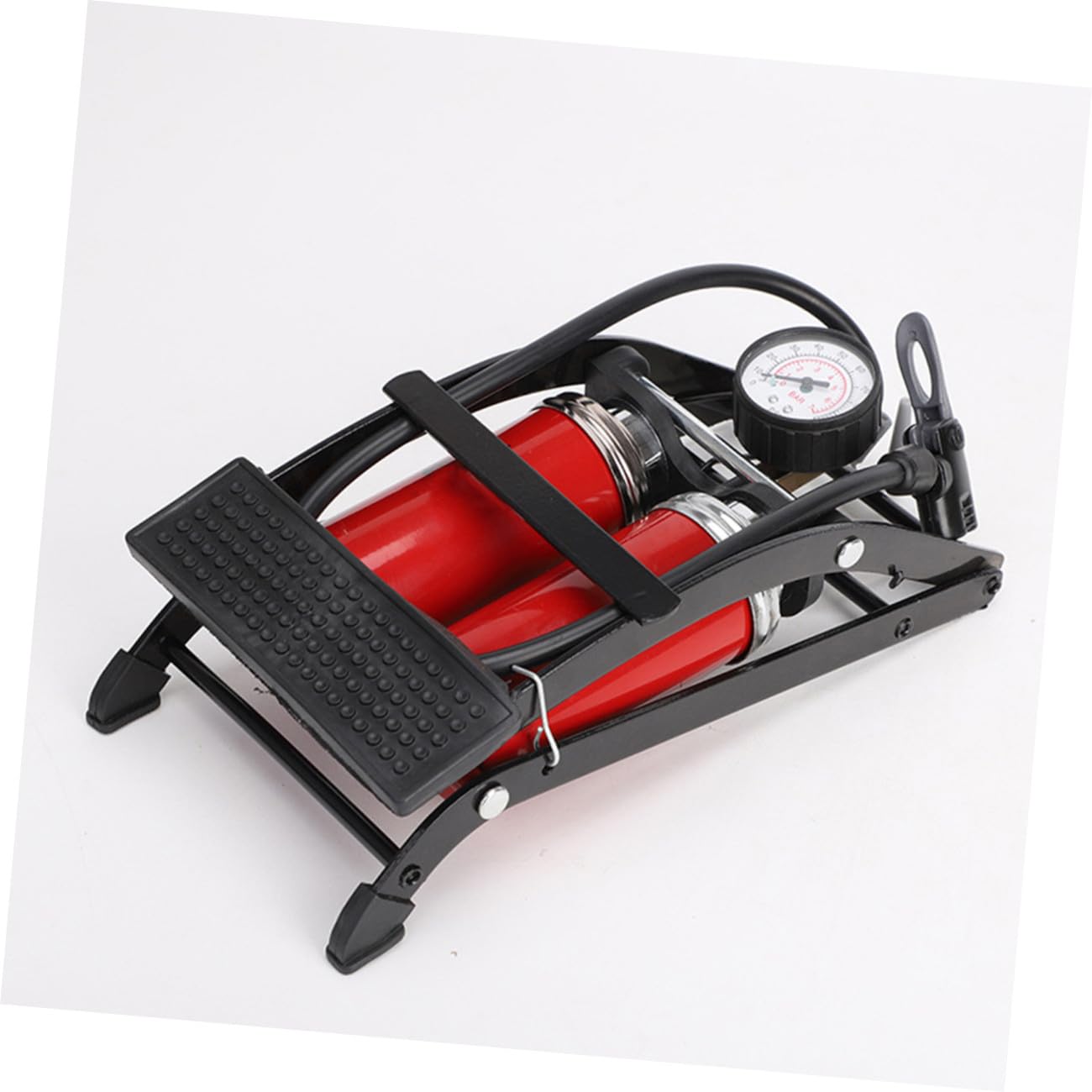 BESTonZON Fußpumpe Inflator Zyklus Fahrrad Luftdruck Pedalluftpumpe Luftdruck der Pedale