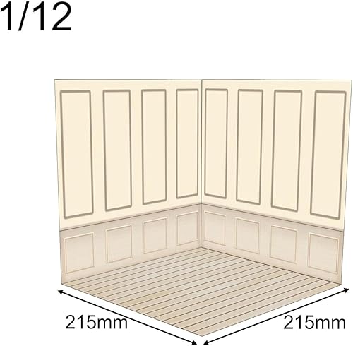 Miniatura 3 de 112 Telón de fondo de simulación de diorama de estacionamiento, escaparate de almacenamiento modelo de vehículo diorama para juguete de escena de