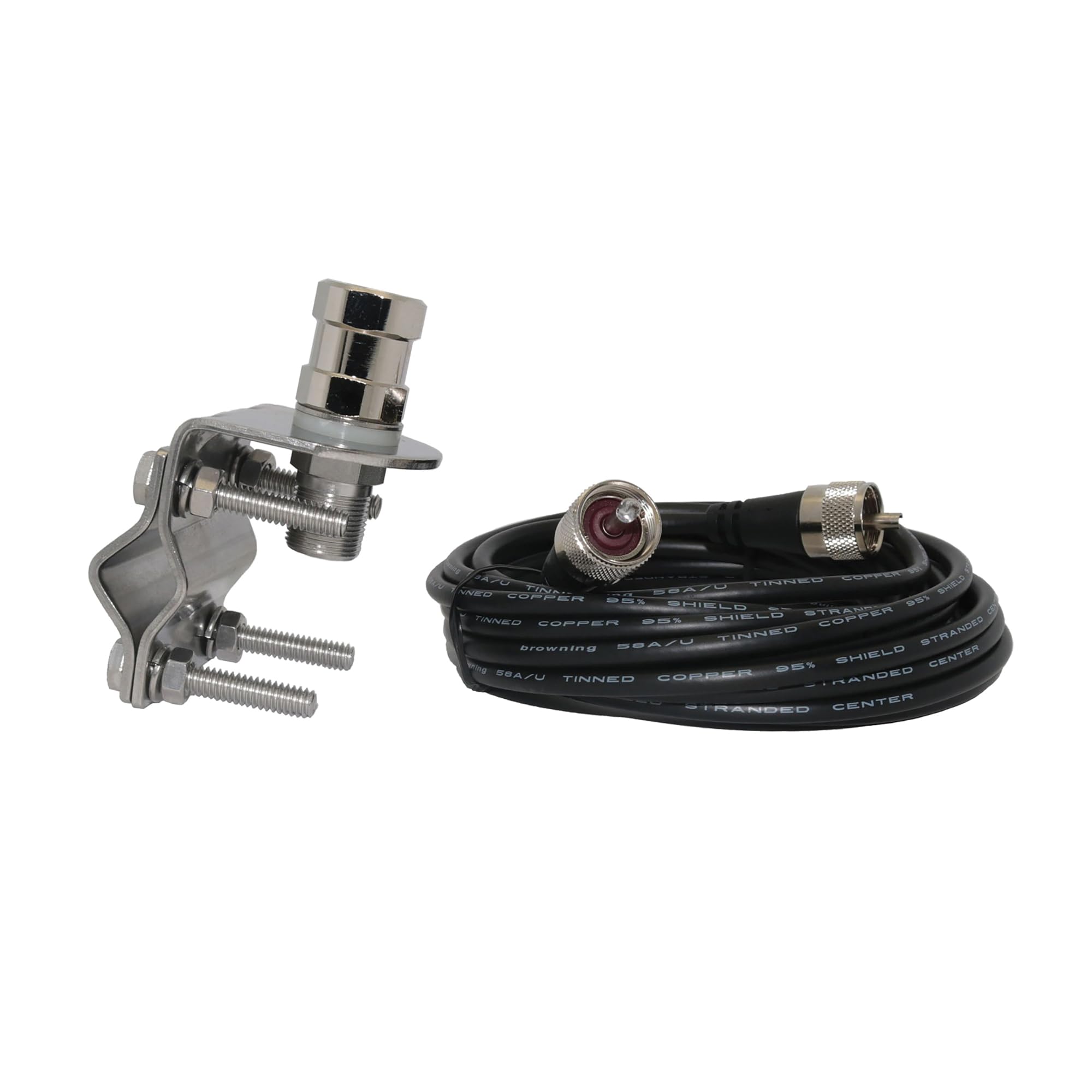 Amazon.com: Browning® Mirror-Mount Kit for CB Antenna with 18-Ft