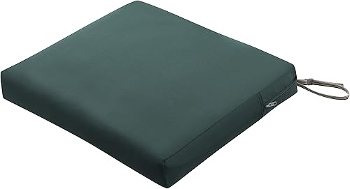 Miniatura 29 de Classic Accessories Ravenna - Cojín rectangular para asiento de patio, Gris topo oscuro Gris topo oscuro,Verde (Mallard Green),Azul (Empire