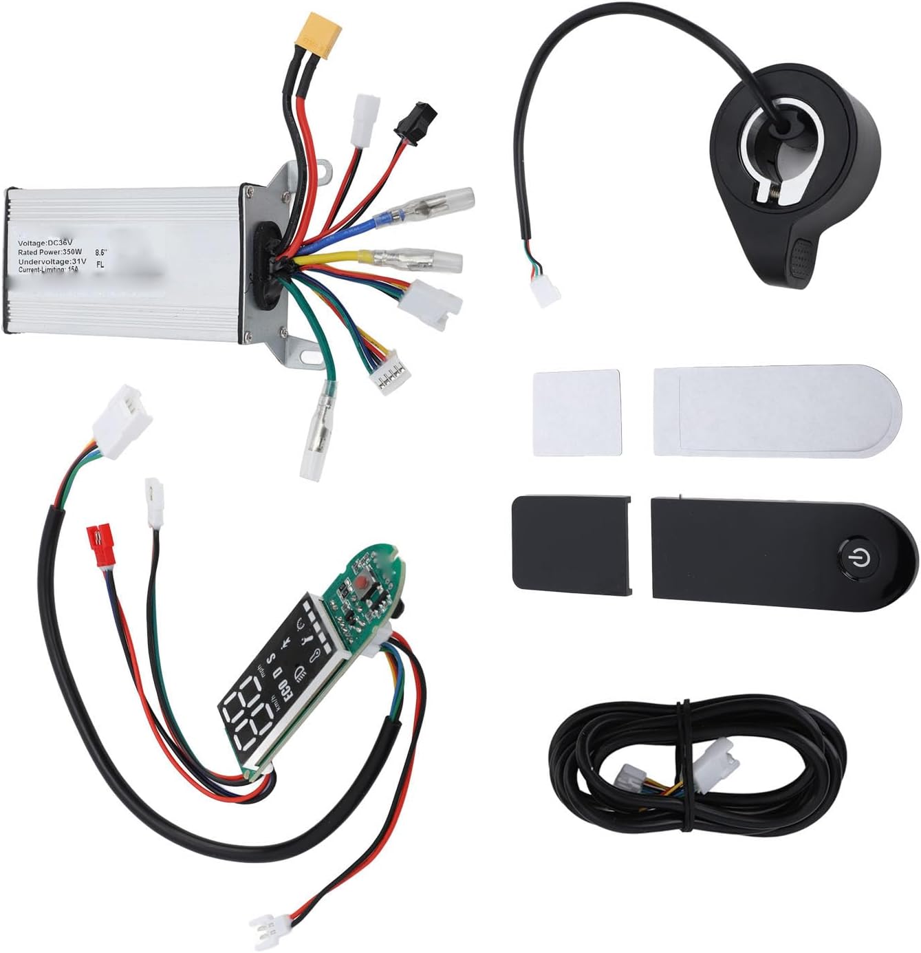 Uxsiya DC36V 350W Electric Scooter Controller Dashboard Circuit Board Kit with Brake Board for M365 1s Pro Pro2