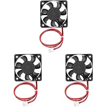 sourcing map 3Pcs DC 12V 5010 5012 3D Printer Cooling Fan, 4928 RPM