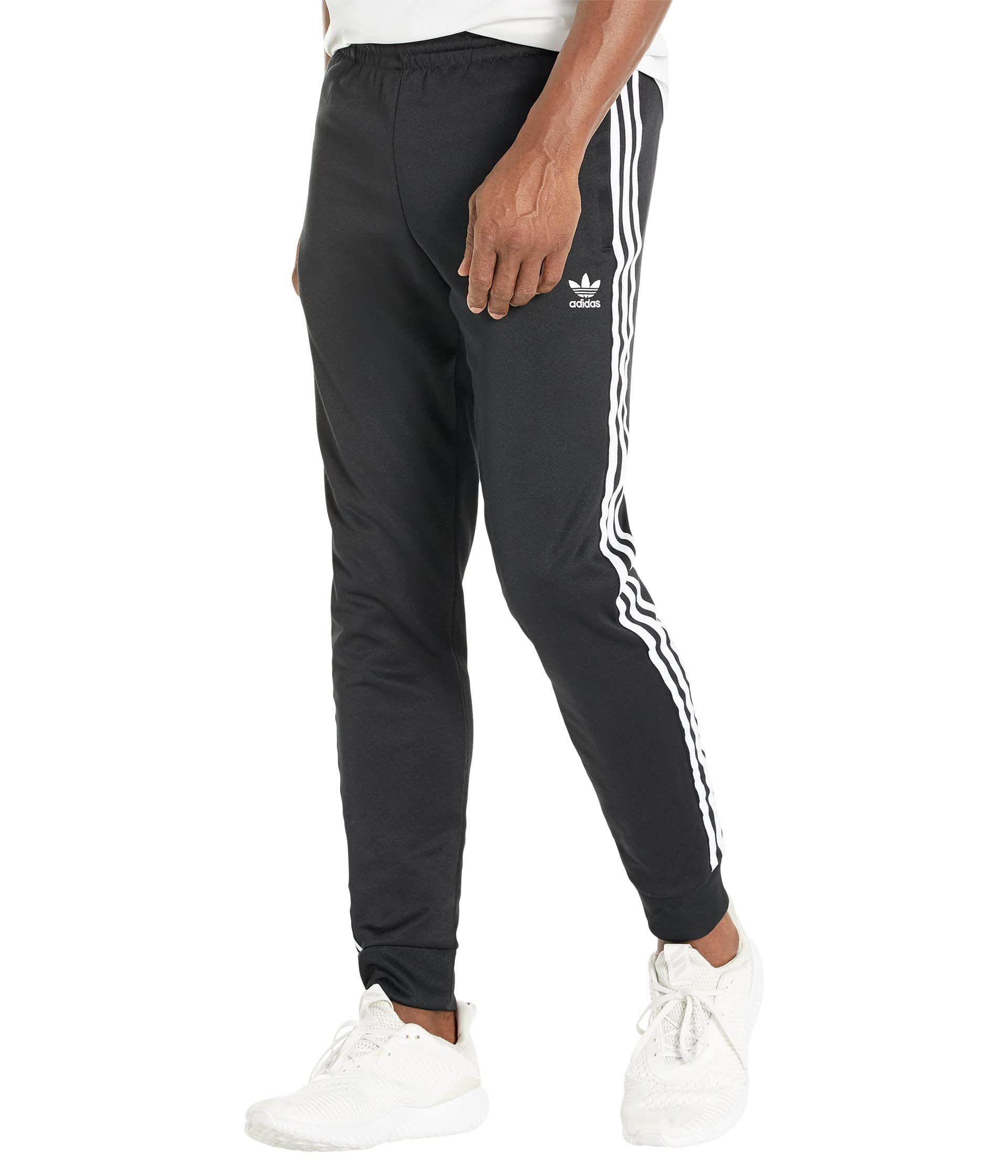 Adidas Originals Men's Black Primeblue Superstar Track Active Pants, Large