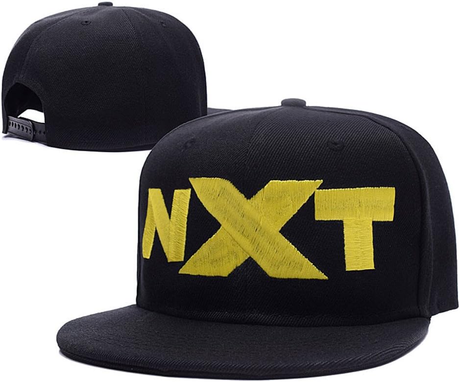 NXT Logo Adjustable Snapback Embroidery Hats Caps Black