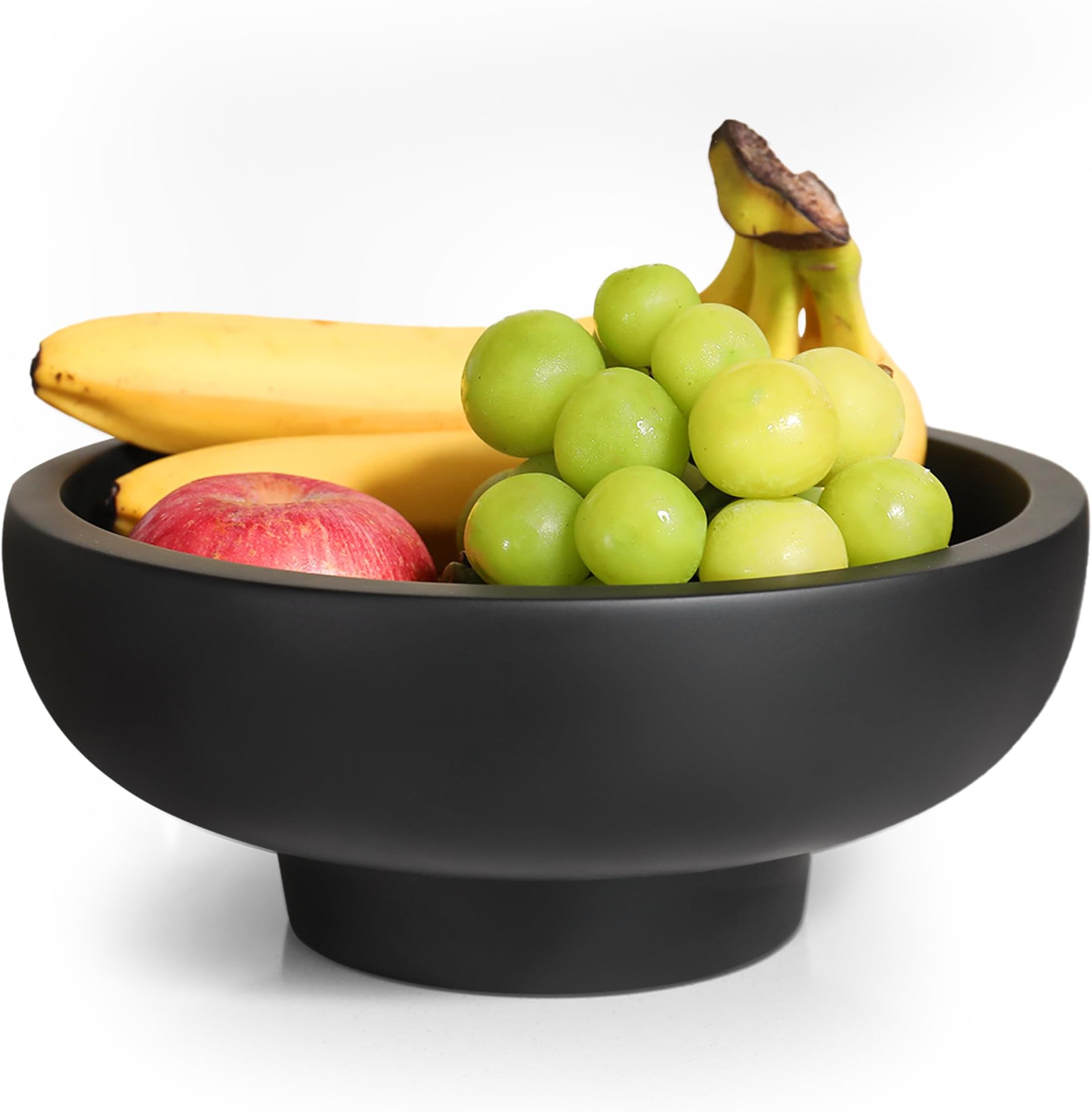 Amazon IVE Design XL Black Fruit Bowl For Kitchen Counter 14 2 amazon-ive-design-xl-black-fruit-bowl-for-kitchen-counter-14-2