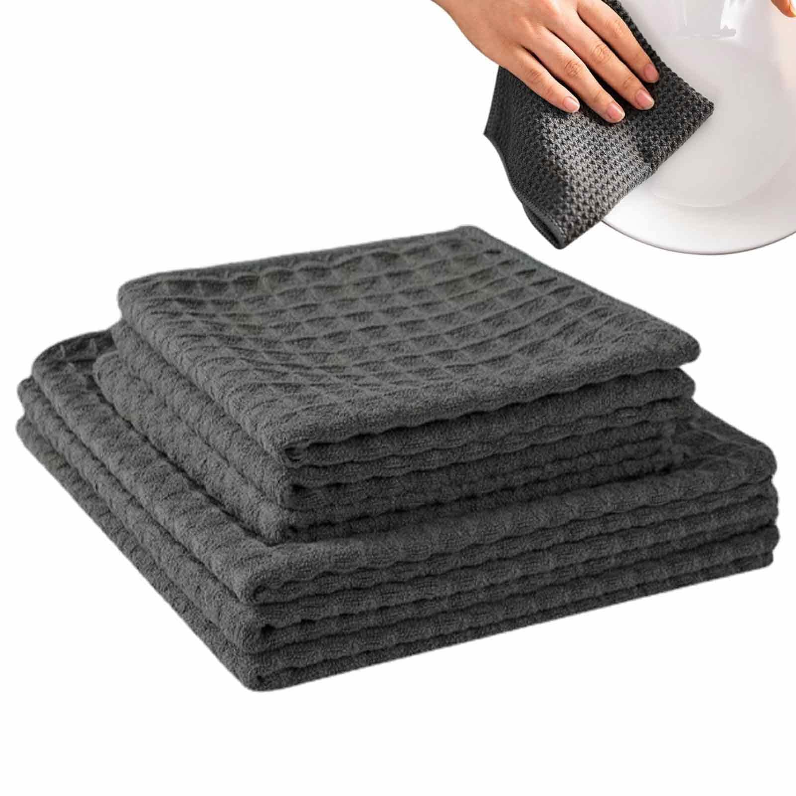 BAIRONG Kitchen Rags - Thickened Dish Towels for Kitchen Universal | Kitchen Towels Wash Rags for Kitchen Cabinets Bar Faucet Furniture Adj