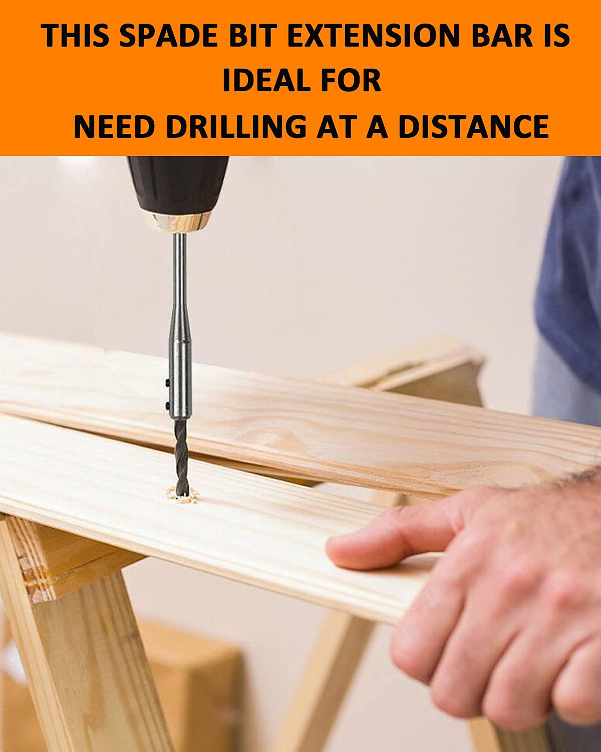 4pcs Drill Bit Hex Extension for Wood Turners Furniture Carpentry - - 