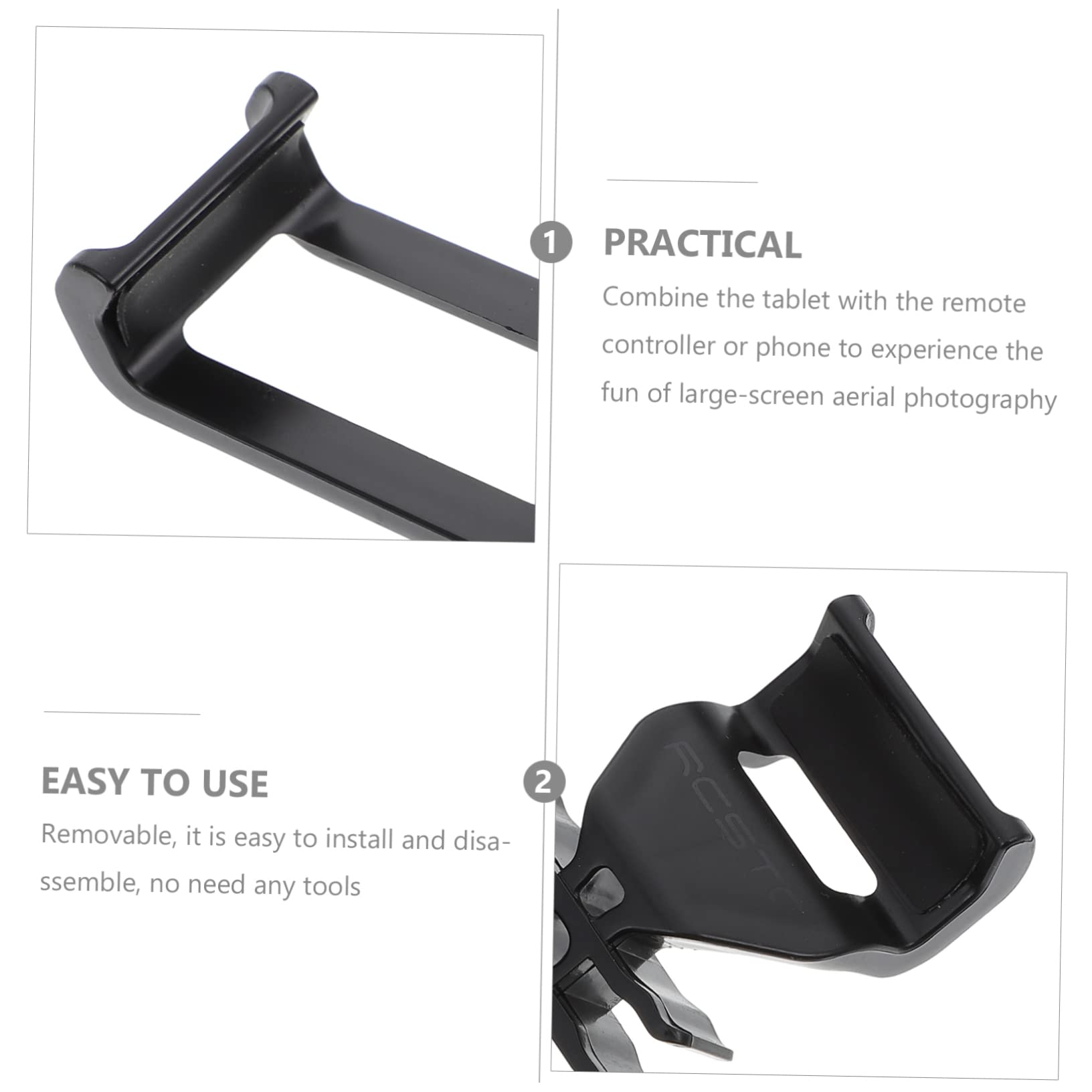Holibanna 1set Drone Tablet Mount Holder Lightweight Bracket Stand for Controller Phone Ergonomic Design Compatible Devices under