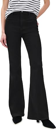DAZE Womens Sunset Flare High Rise Flare Jeans