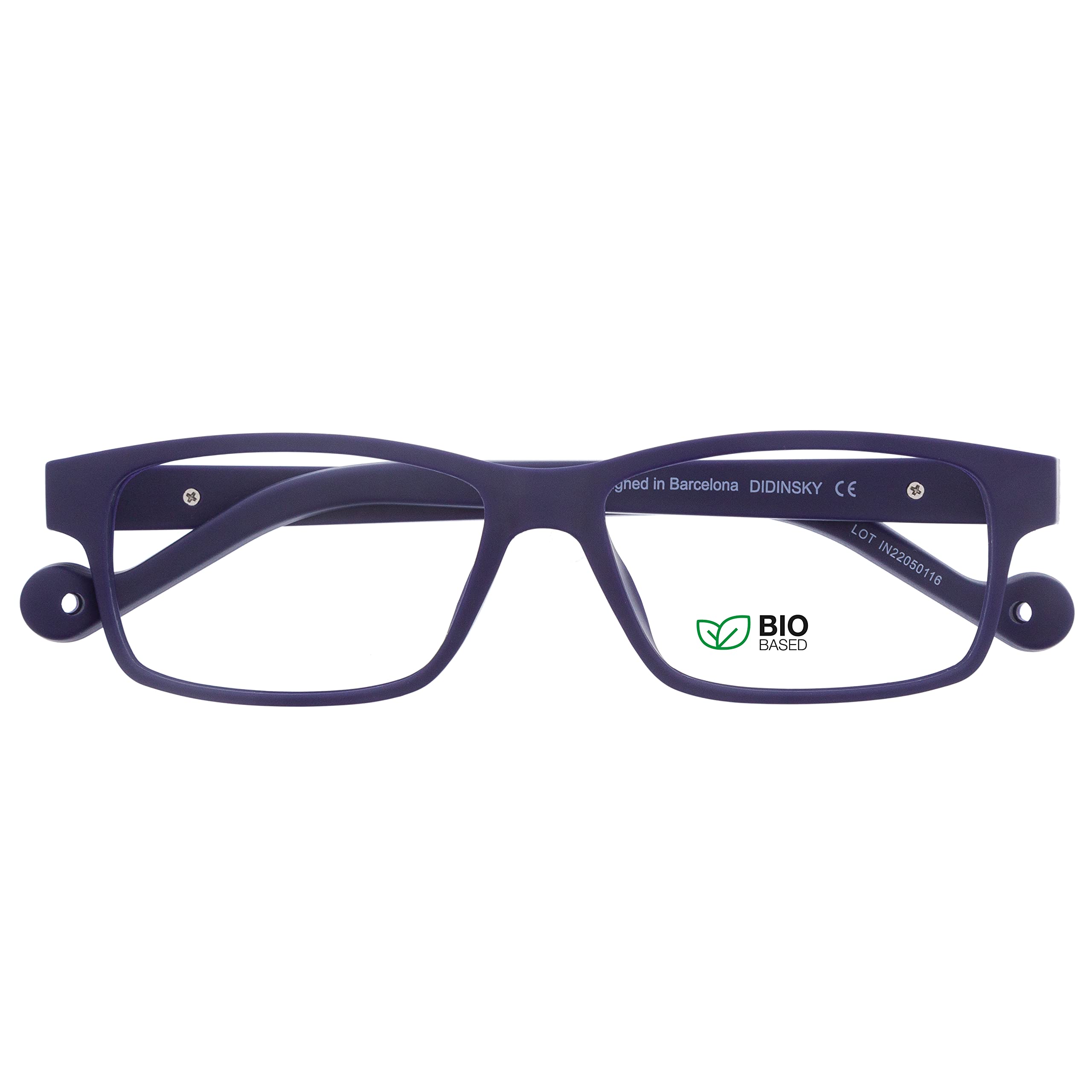 DIDINSKY CherryDIDINSKY readers presbyopia reading glasses anti blue light for men and women. Rubber touch, flexible temples and anti-reflective lenses. Indigo +1.0 - THYSSEN BIO