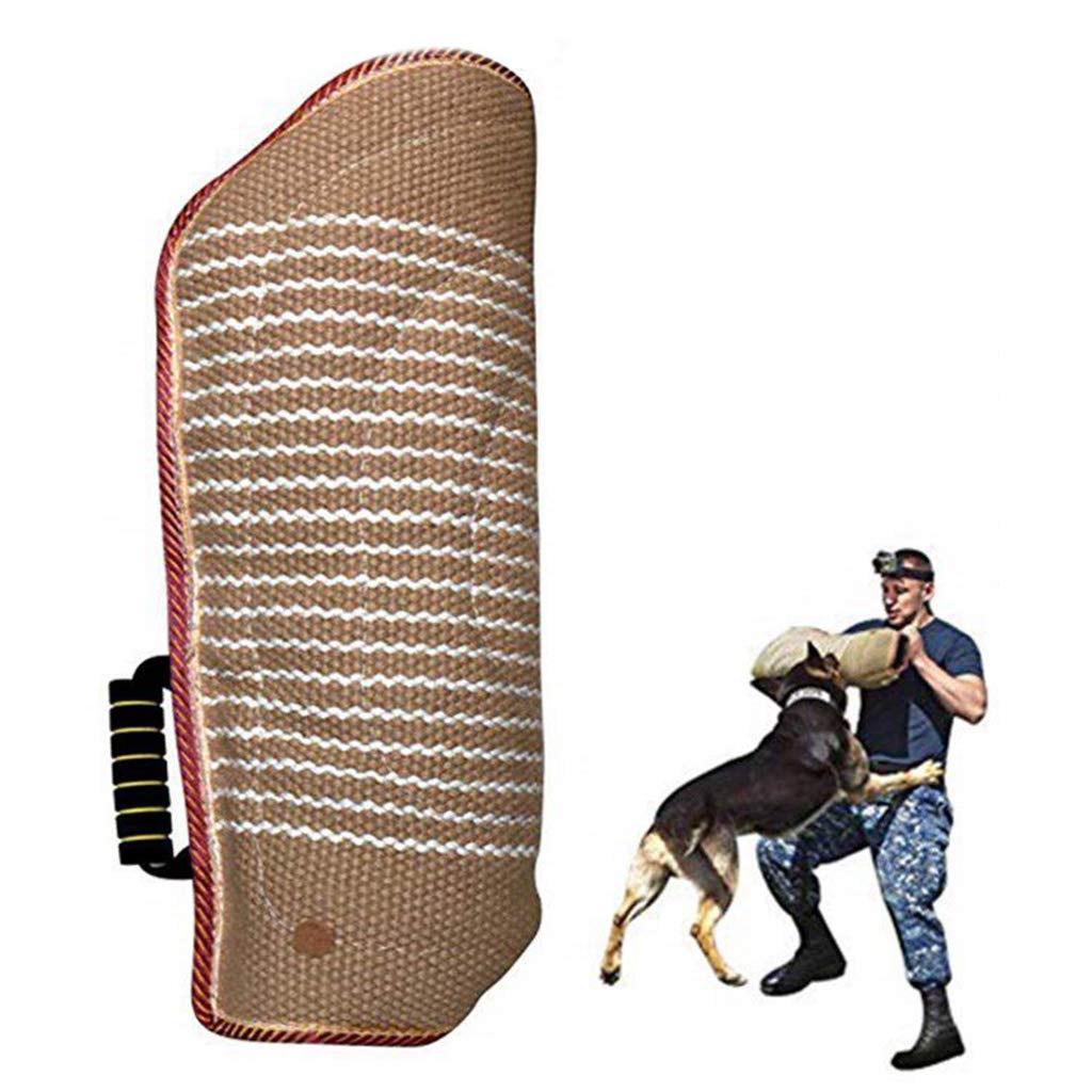 Funda gruesa para perros con asa, protector de brazo de entrenamiento para perros medianos y grandes, entrenamiento al aire libre