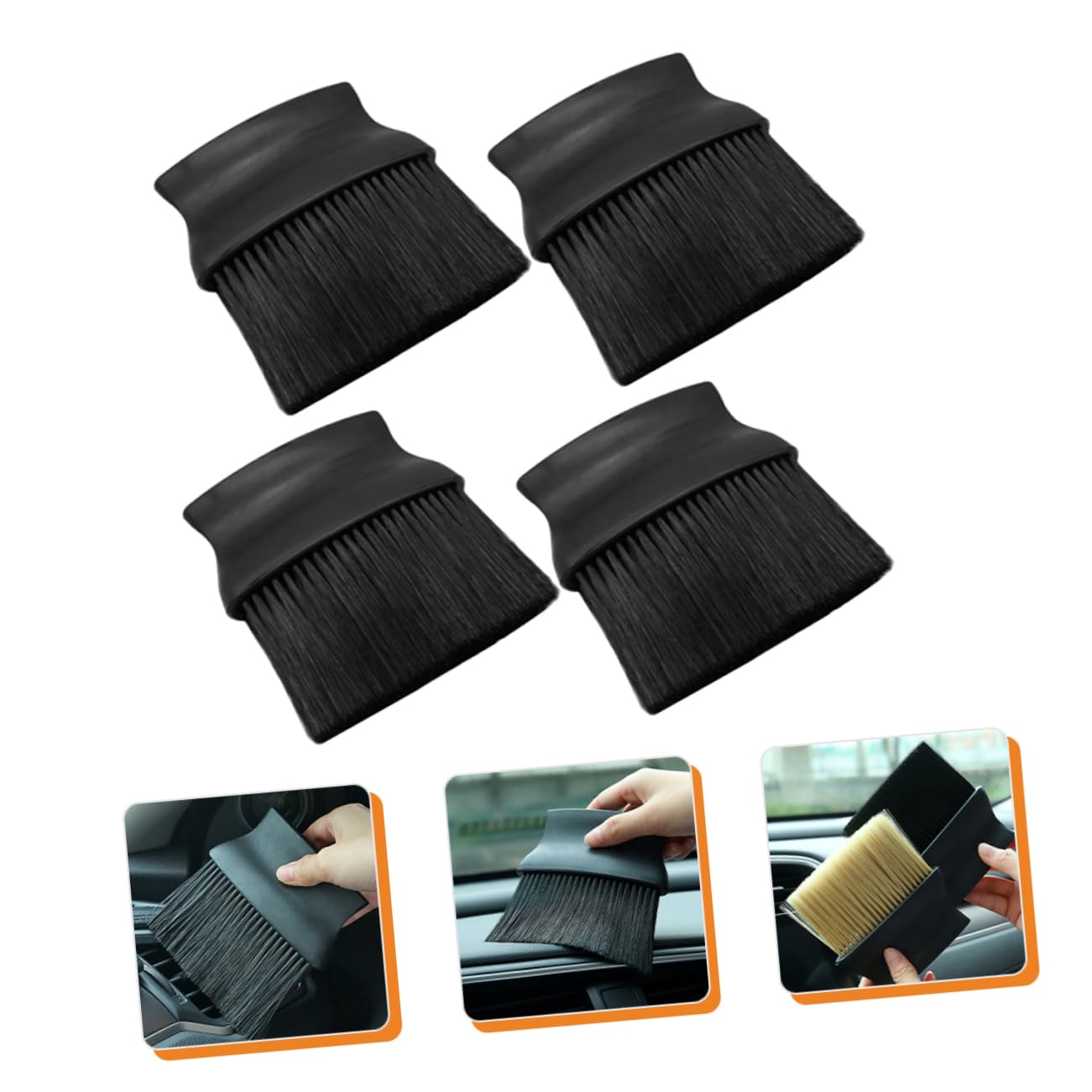 Healeved 20pezzi Spazzole per Auto Detailing per Rimuovere e e Abitacolo per Auto e