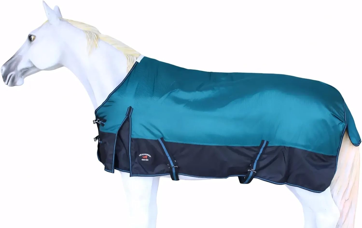 CHALLENGER 1680D Turnout Waterproof Horse Winter Blanket Heavy-Weight 300gm Polyfill 6EE09