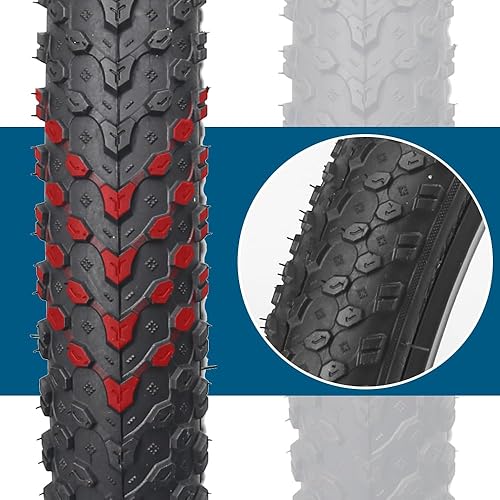 Miniatura 3 de SIMEIQI Neumáticos de bicicleta de 24 pulgadas26 pulgadas, 24 x 2.125, 26 x 2.125, neumáticos de repuesto o tubos interiores AV de 1.260 in válvula