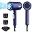 Slopehill Professional Ionic Hair Dryer, Powerful 1800W Fast Drying Low Noise Blow Dryer with 2 Concentrator Nozzle 1 Diffuser Attachments for Home Salon Travel (Prussian Blue)