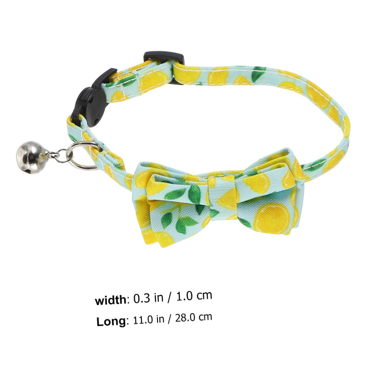 VANZACK 9pezzi Collare Per Gatti Con Campanella e Design Fruttato Di Frutta Mista Accessorio Estivo Per Animali Domestici