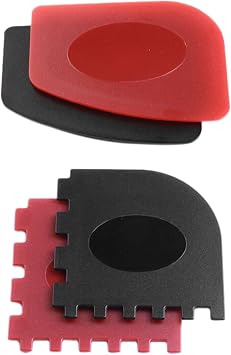 MERRYHAPY 4pcs Casting Iron Pan Scraper Scrubbers for Grill Pan Skillet Crevice Cleaning Tool Non-Slip Design Material