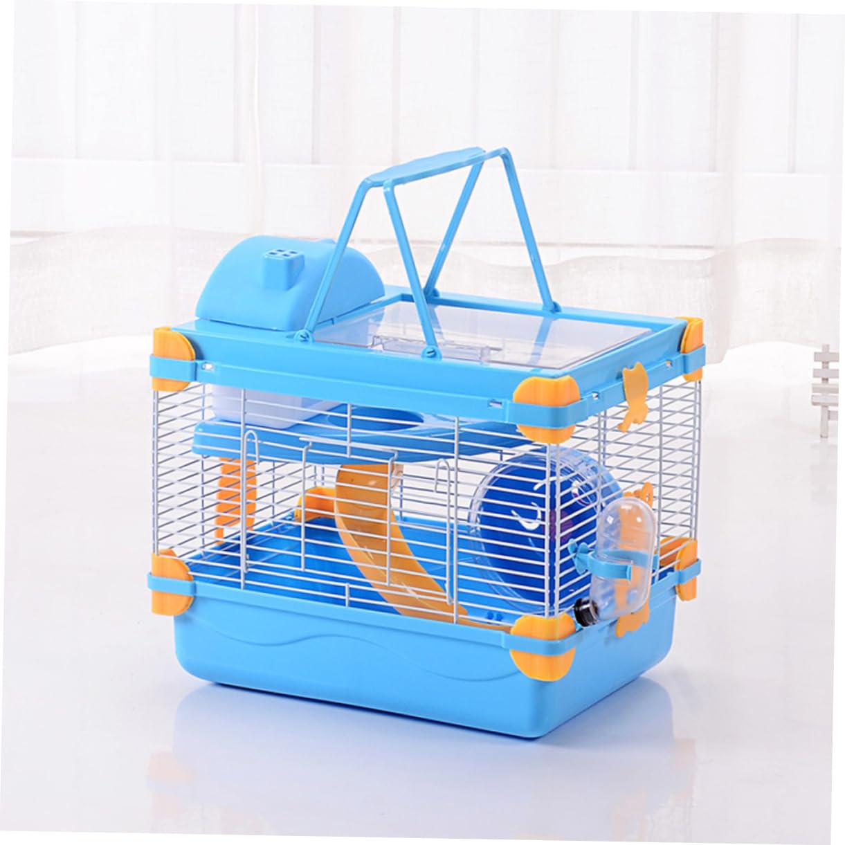 Beavorty Casa para Hámster Jaula Tipo Villa con Material Resistente Diseño Elegante para Mascotas
