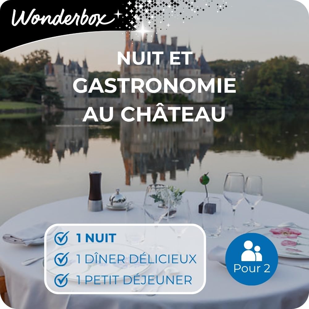 Wonderbox - Nuit Et Gastronomie Au Château - Coffret Cadeau - Idée Cadeau Séjours