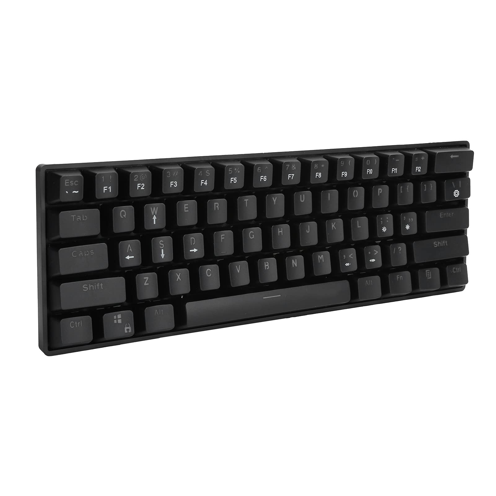 Tastiera meccanica Interruttore blu cablato a 61 tasti Type‑C RGB Gaming Home Office Computer Supplies Tastiera da gioco meccanica