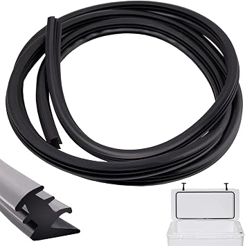 8ft Cooler Lid Gasket Replacement Silicone Cooler Sealing Strip Cooler Accessories Compatible with YETI Cooler 20qt, 45qt, 70qt, 110qt for RTIC 20qt 45qt 70qt 110qt Coolers