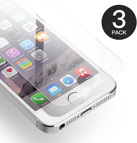 AXHKIO Pellicola Protettive Compatibile con iPhone SE 5S Vetro Temperato 4 Pollici -0 25mm Trasparente Durezza Touch AXHKIO Pellicola Protettive Compatibile con iPhone SE 5S Vetro Temperato 4 Pollici -0 25mm Trasparente Durezza Touch