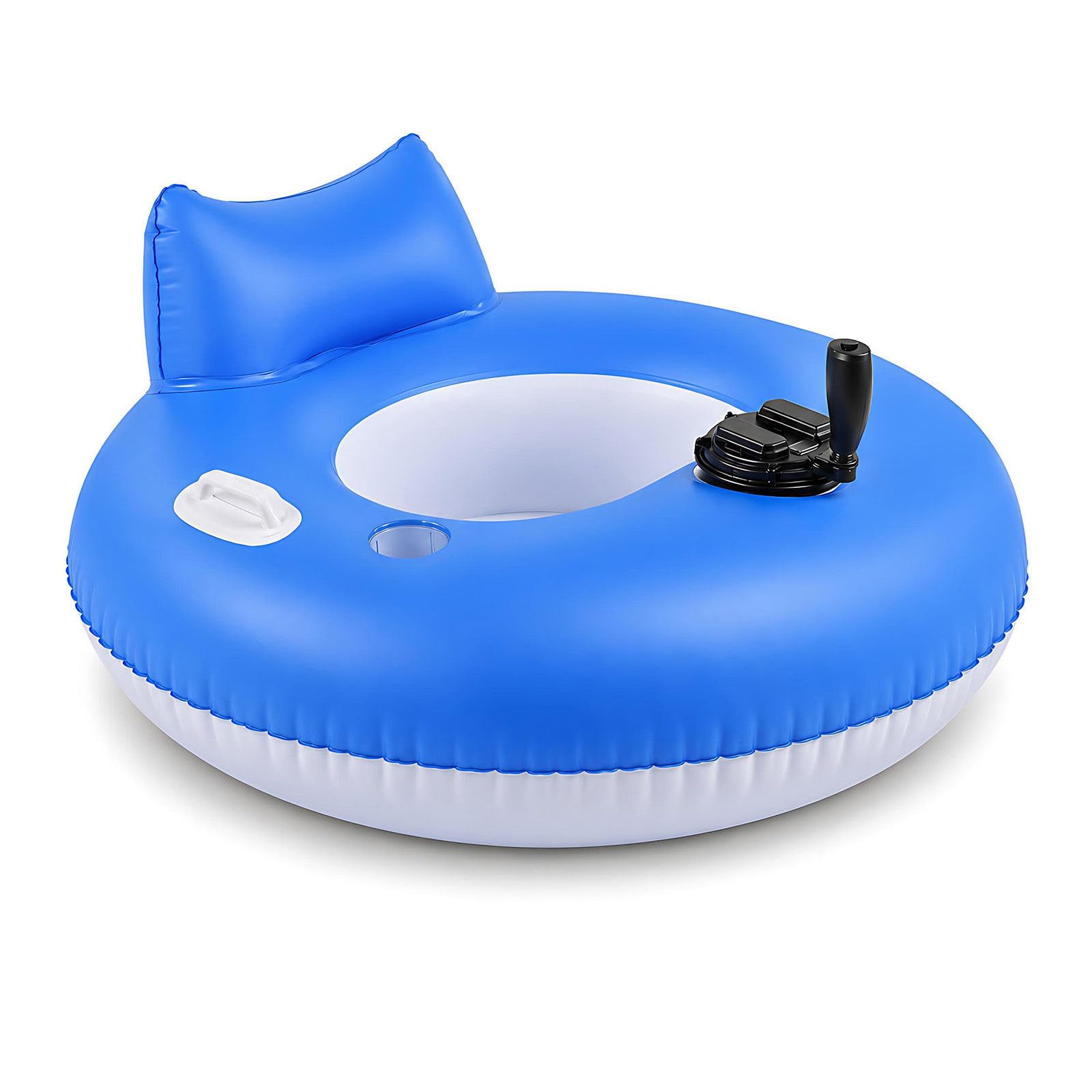 Rechargeable Motorized Pool Float for Adults with Joystick Round
